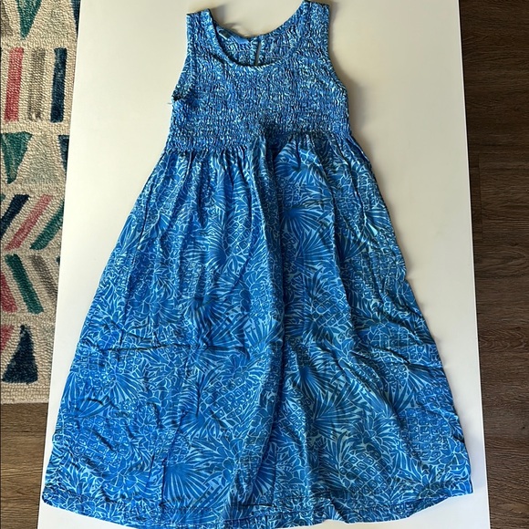 blue ginger Other - Blue Scoop Neck Sleeveless Sundress